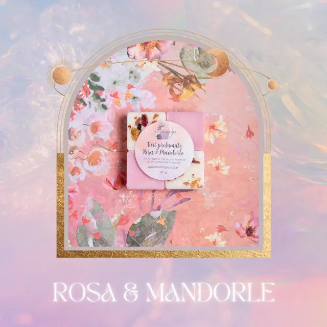 Astroflorarium Rosa e Mandorle cialde profumate 4 pz dolci