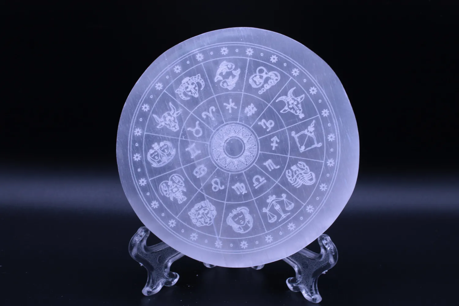La Fenice Indaco Piatto armonizzatore selenite