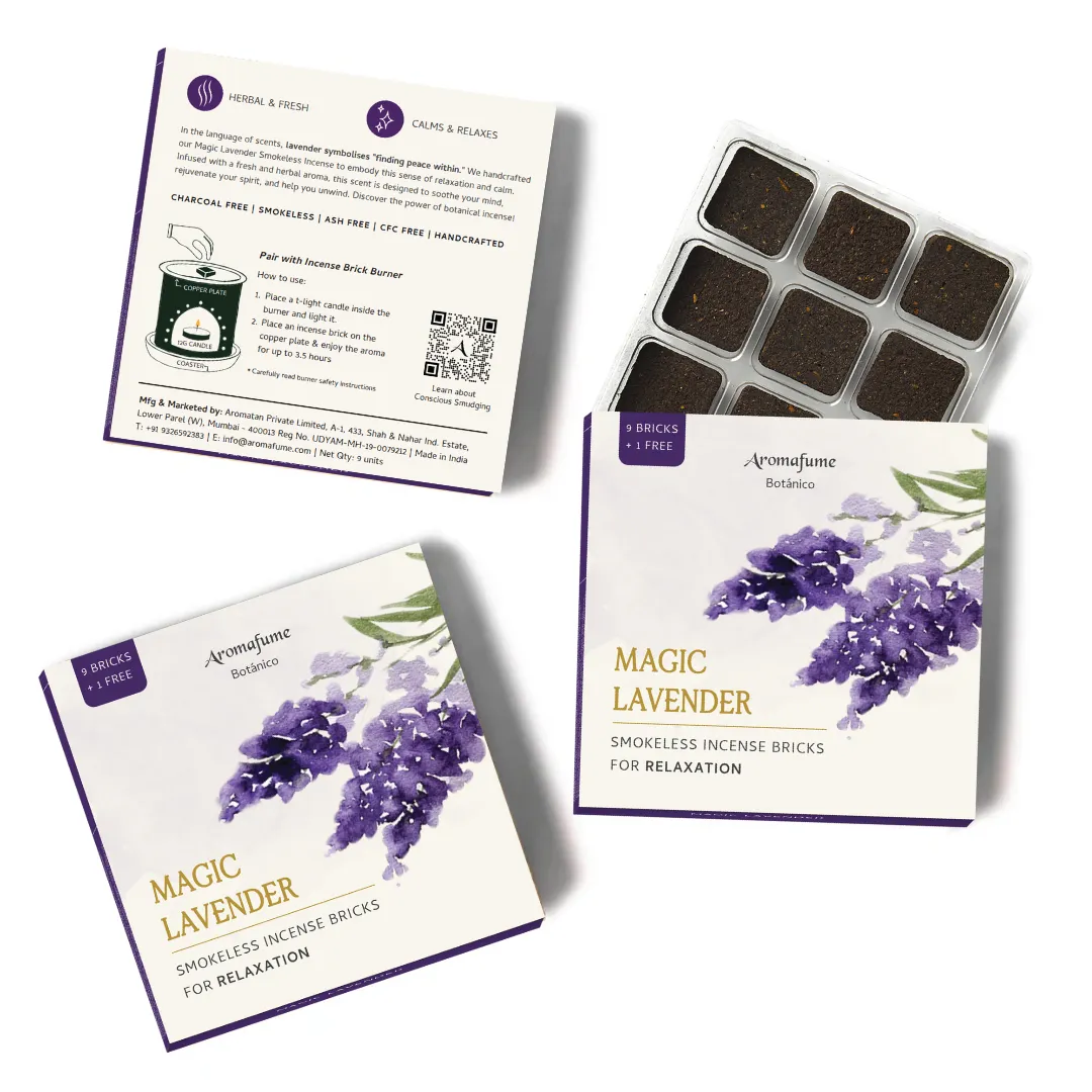 Aromafume mattoncini incenso senza fumo ricarica