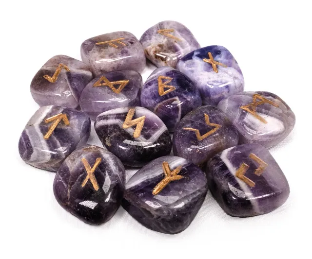 Lo Scarabeo Amethyst Runes rune 25 pietre ametista