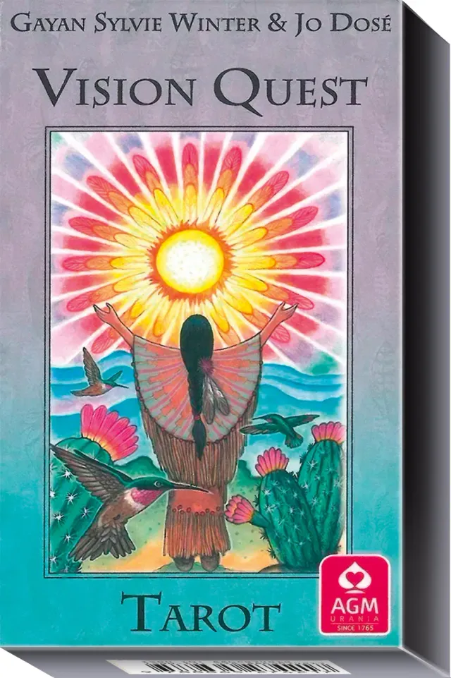 Lo Scarabeo Vision Quest Tarot carte tarocchi 78 carte latta