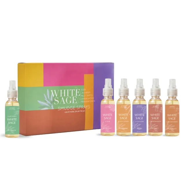 Aromafume White Sage Smudge Spray Gift Set set spray ambiente