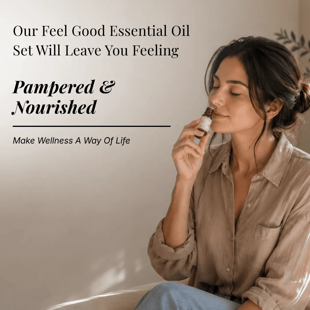 Aromafume Feel Good set oli essenziali puri 8x10 ml naturali