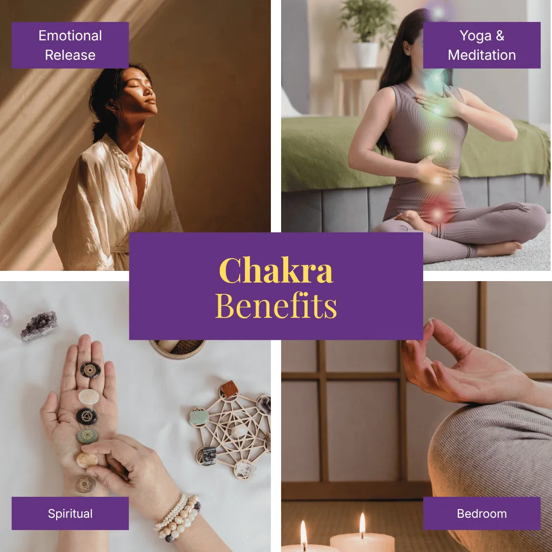 Aromafume 7 Chakra mattoncini incenso 14 pz con bruciatore