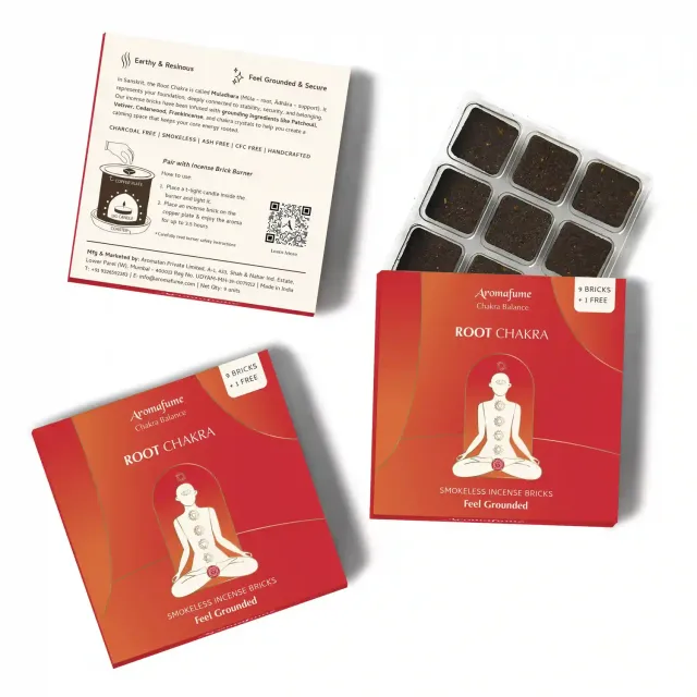 Aromafume 7 Chakra Mattoncini Incenso 14 pz