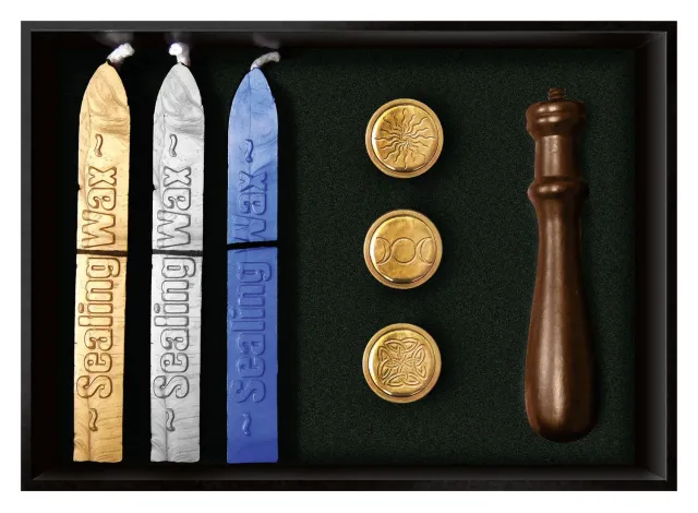 Wax Seal Spiritual Set kit ceralacca con 3 sigilli