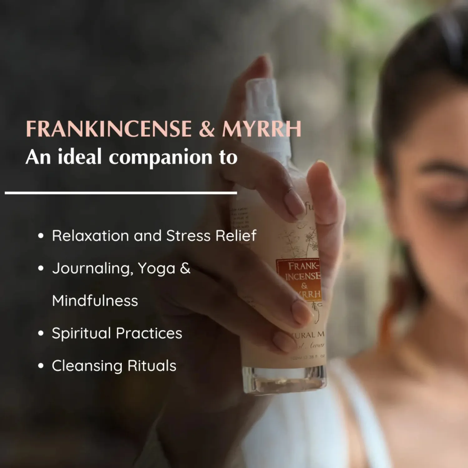 Aromafume Frankincense Myrrh White Sage kit 2 spray