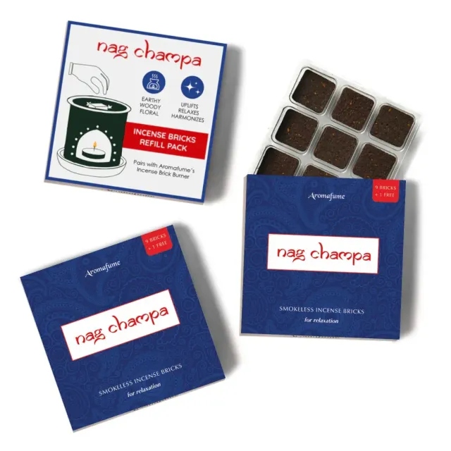 Aromafume mattoncini incenso senza fumo ricarica