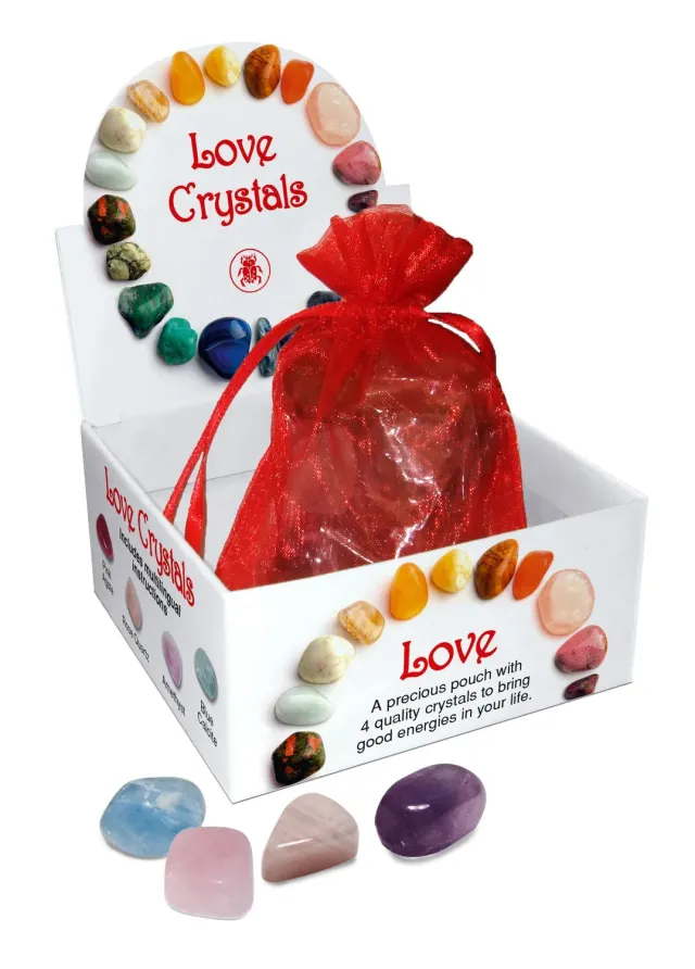 Lo Scarabeo Crystals of Love talismani cristalli 4 pietre