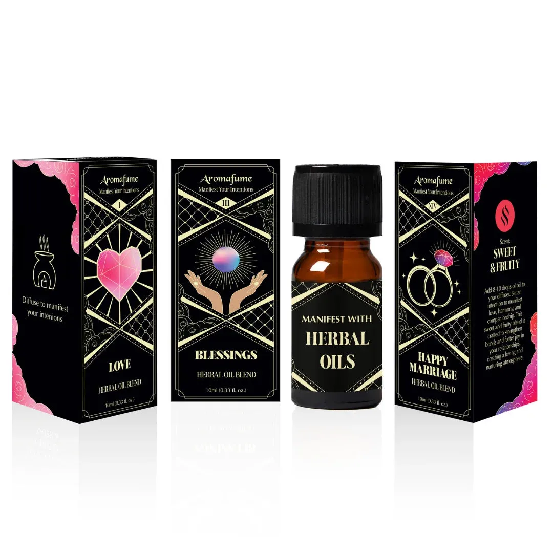 Aromafume set oli diffusore per intenzioni