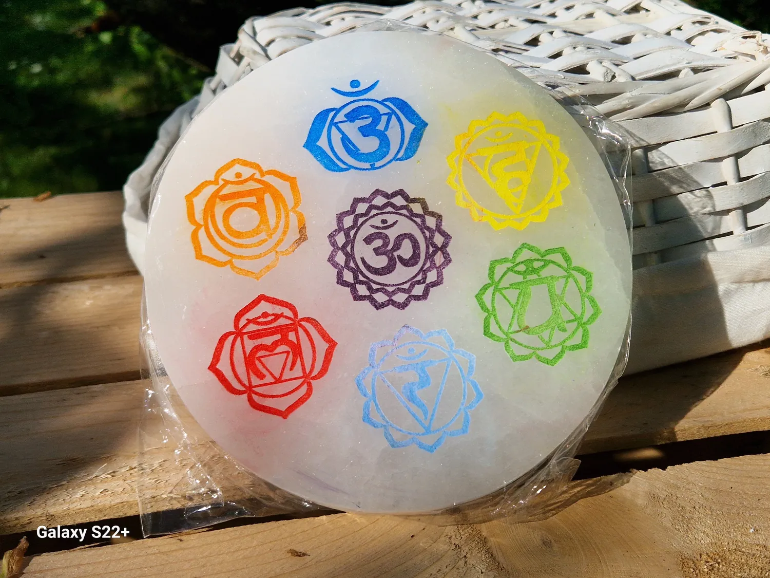 La Fenice Indaco Piatto armonizzatore selenite