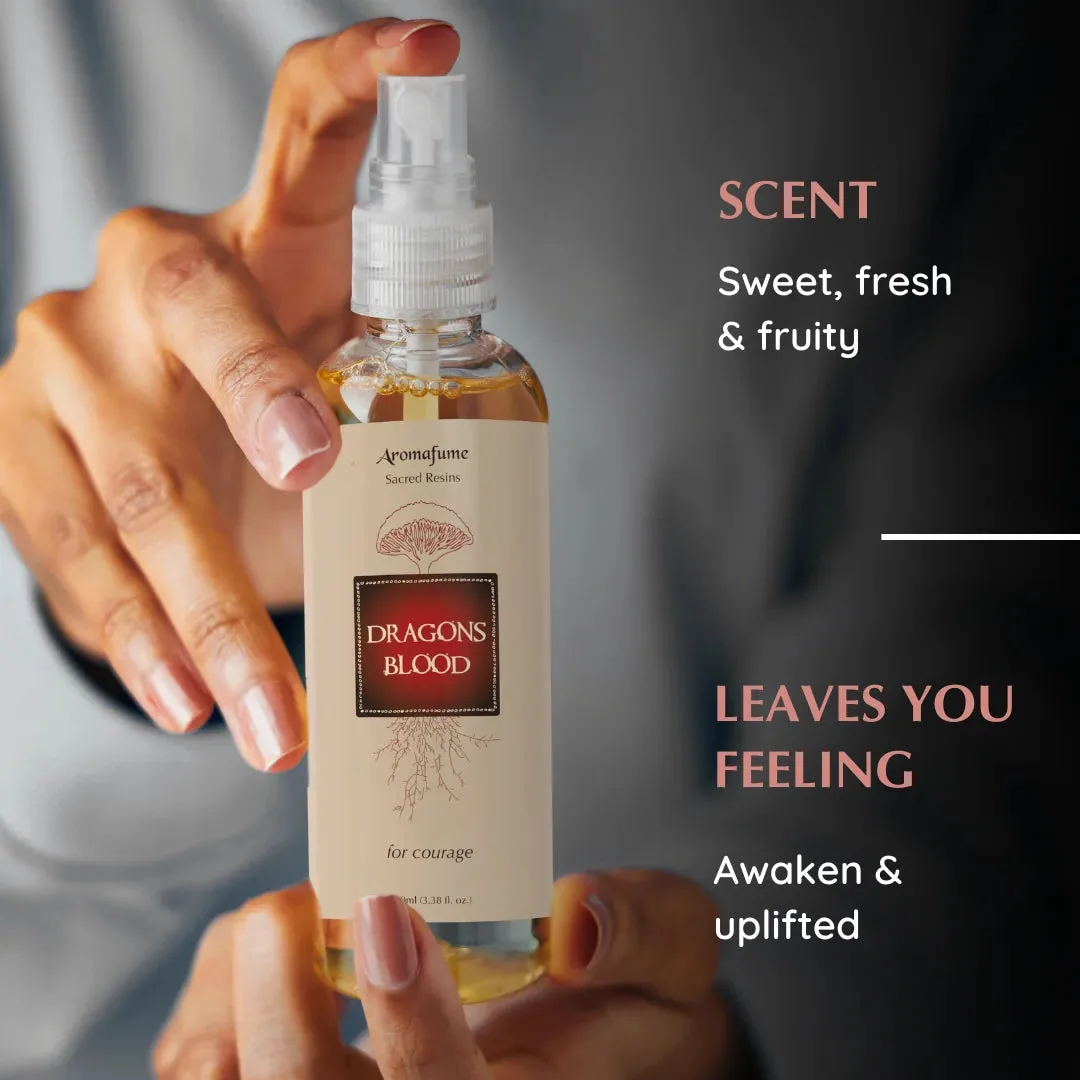 Aromafume Dragon's Blood kit mattoncini incenso e spray