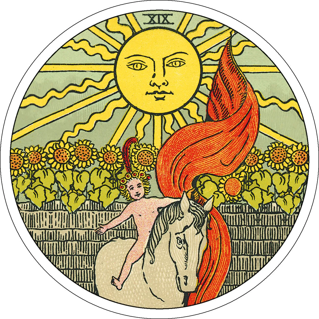Lo Scarabeo Tarot Original 1909 Circular mazzo tarocchi rotondo