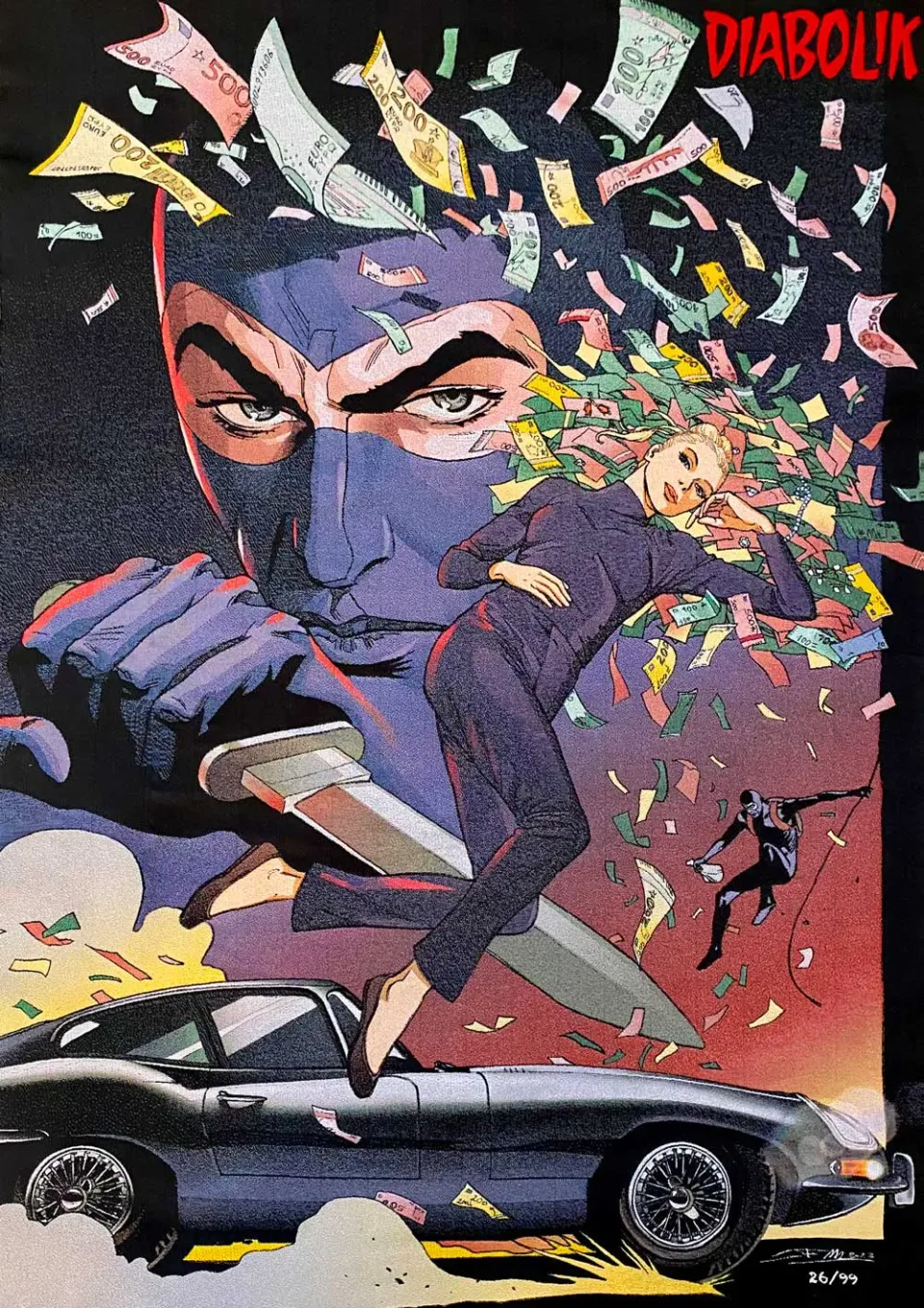 Lo Scarabeo Diabolik Tapestry arazzo 70x50 cm