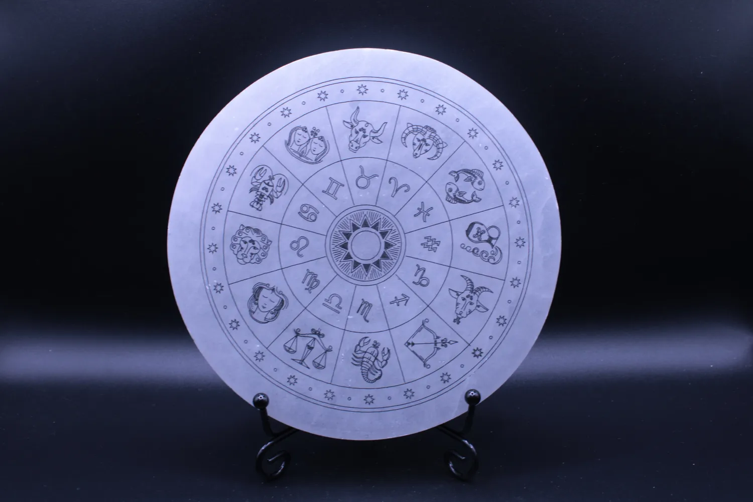 La Fenice Indaco Piatto armonizzatore selenite