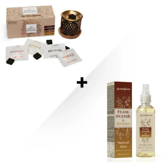 Aromafume Inner-peace kit benessere incenso e mist di resine