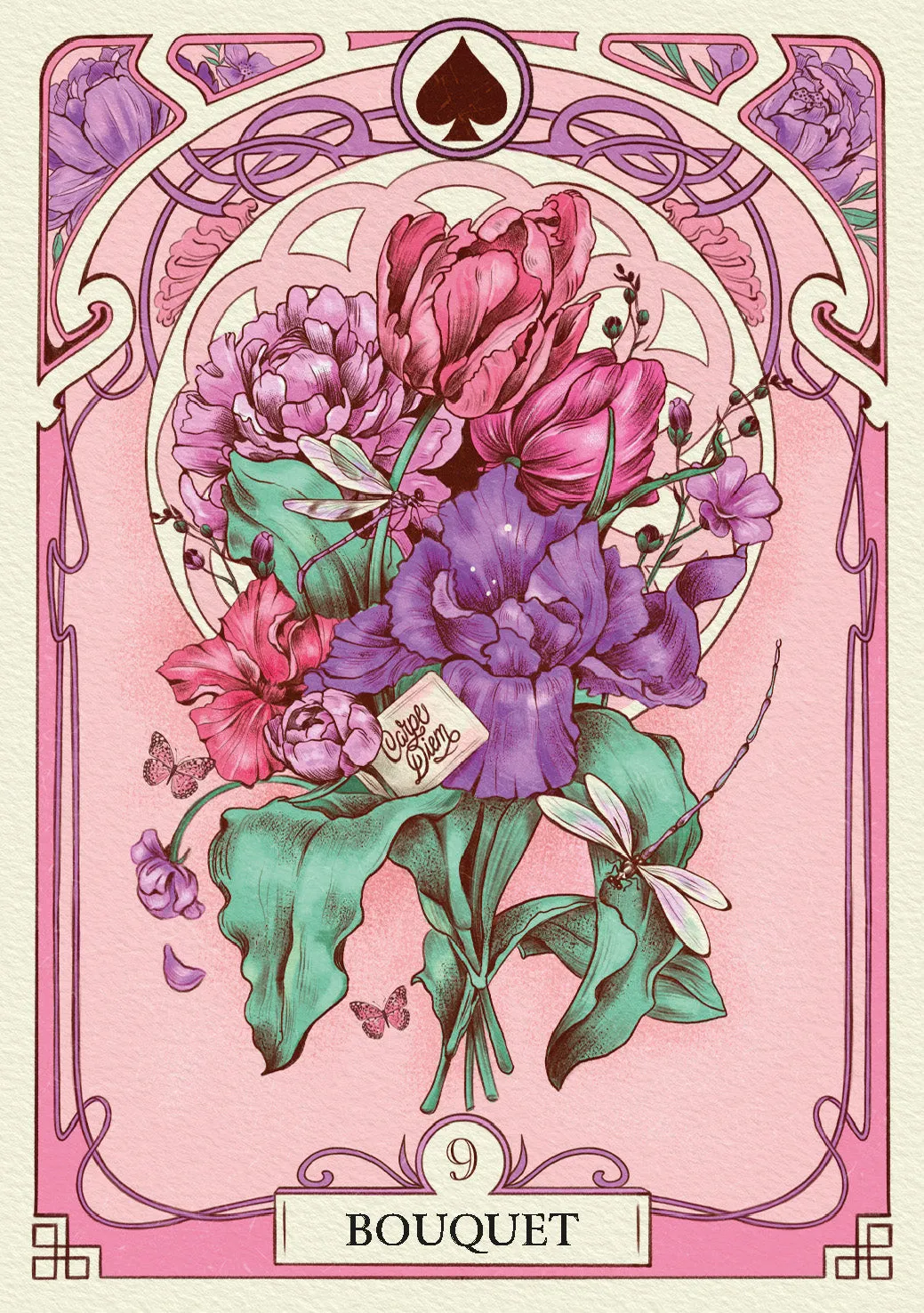 Lo Scarabeo Romantic Lenormand oracolo art nouveau 37 carte