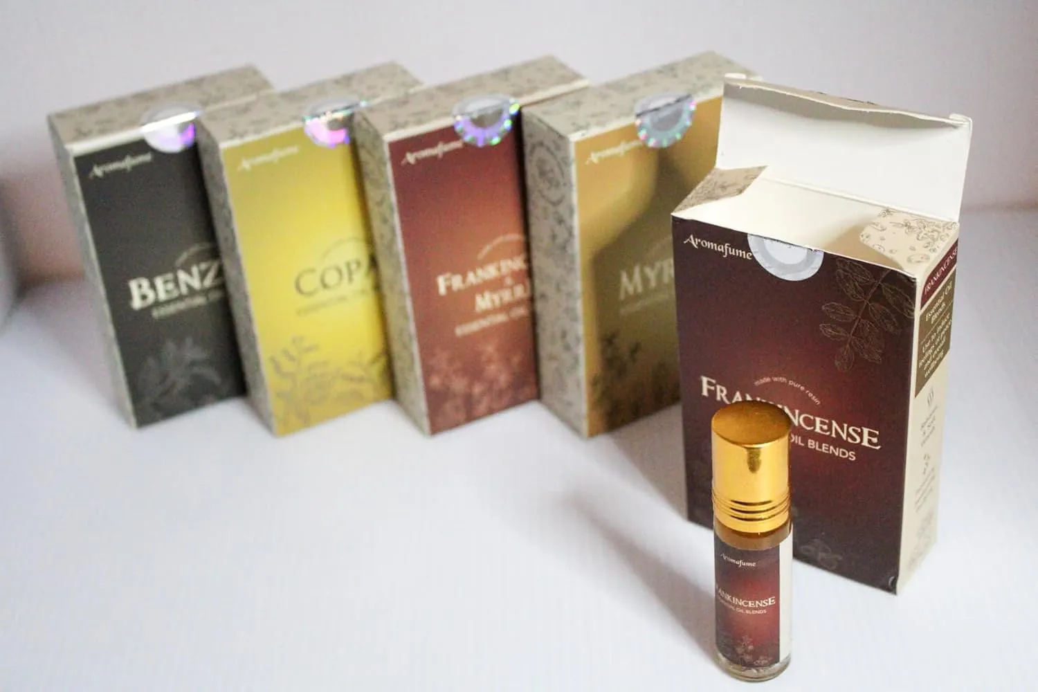 Aromafume Spiritual Awareness kit mattoncini profumati 12 pz con bruciatore