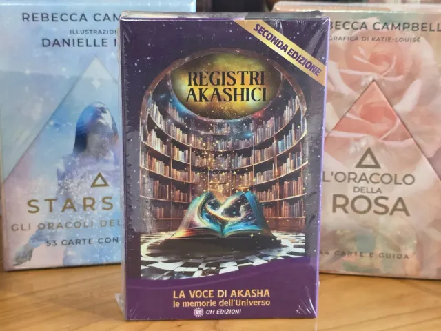 La Fenice Indaco La Voce di Akasha oracolo 44 carte