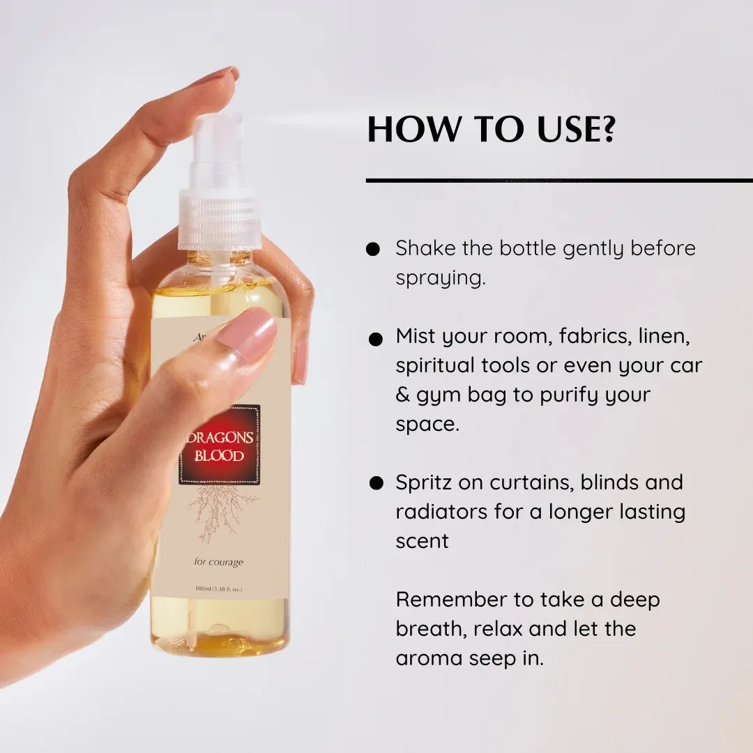 Aromafume Dragon's Blood kit mattoncini incenso e spray