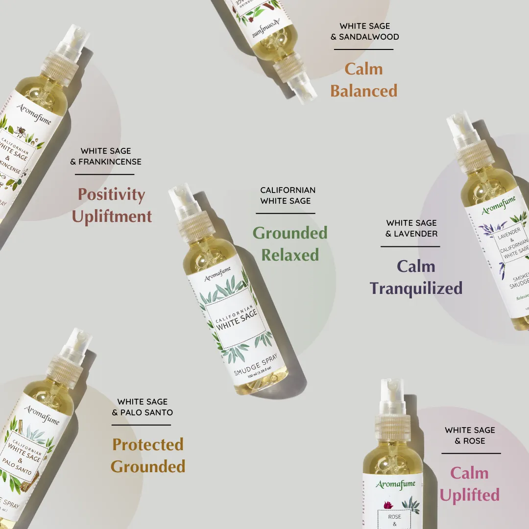 Aromafume White Sage Smudge Spray Gift Set set spray ambiente