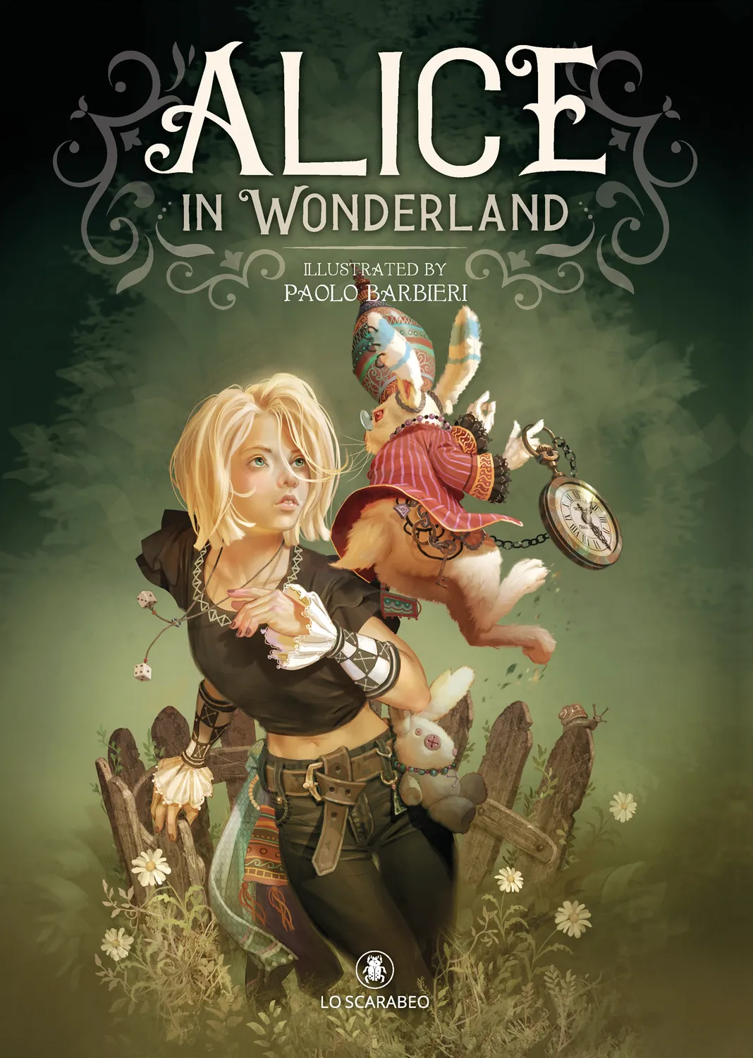 Lo Scarabeo Alice in Wonderland Libro Illustrato Barbieri 21x29 cm