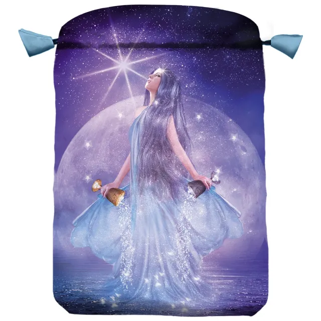 Lo Scarabeo Thelema Tarot Pouch sacchetto tarocchi in raso 160x225 mm