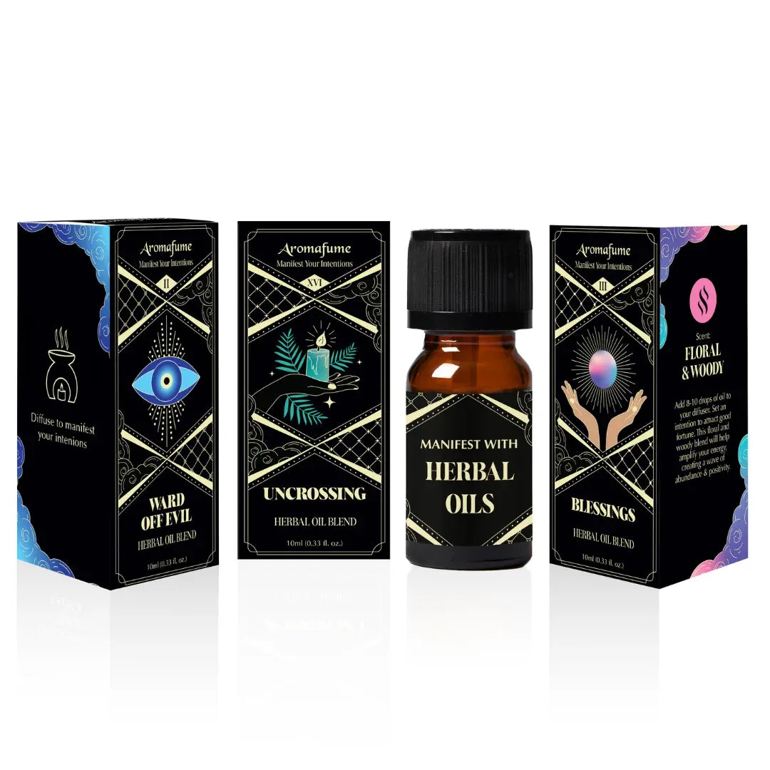 Aromafume set oli diffusore per intenzioni