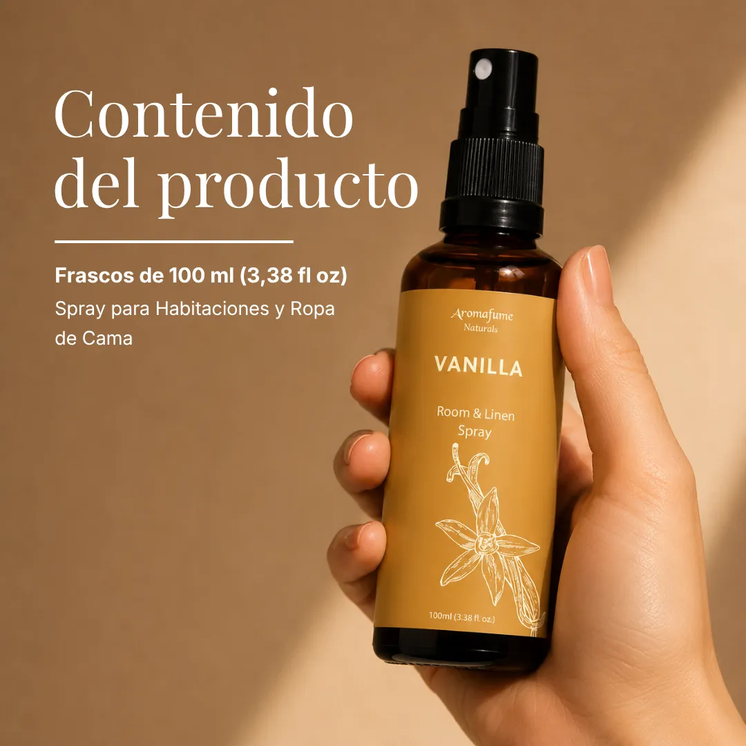 Aromafume Spray Ambiente e Biancheria Vaniglia naturale