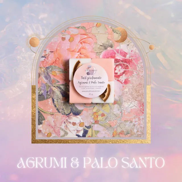 Astroflorarium Agrumi Palo Santo cialde cera soia 4 pezzi