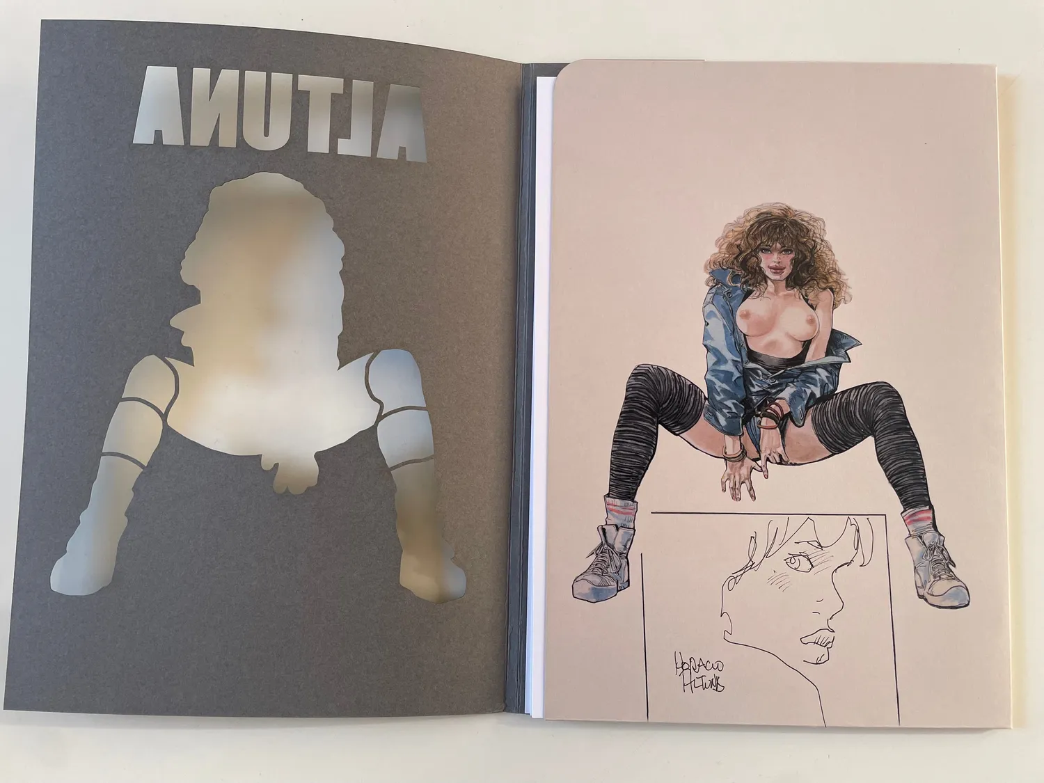 Altuna Portfolio Cartella 10 Tavole Eros Lucca Comics