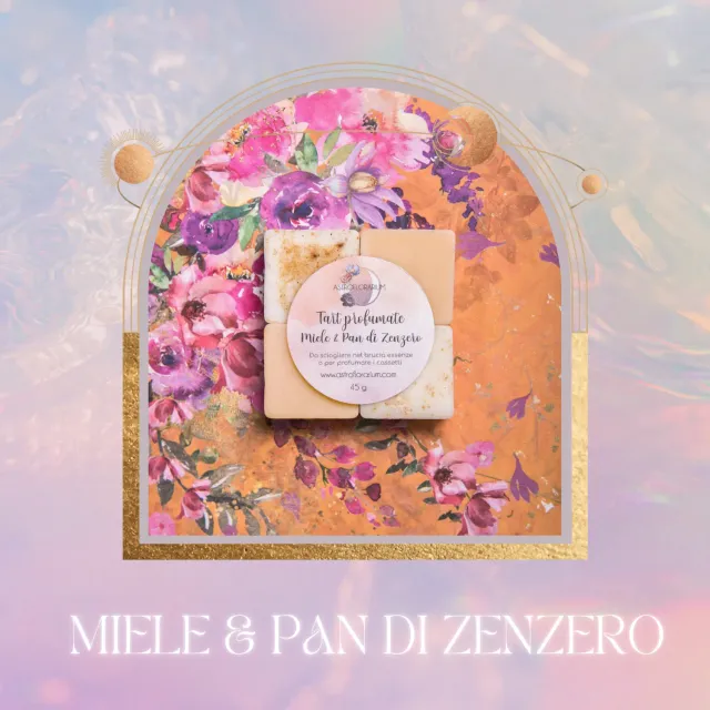Astroflorarium Miele e Pan di Zenzero cialde profumate 4 pz golose