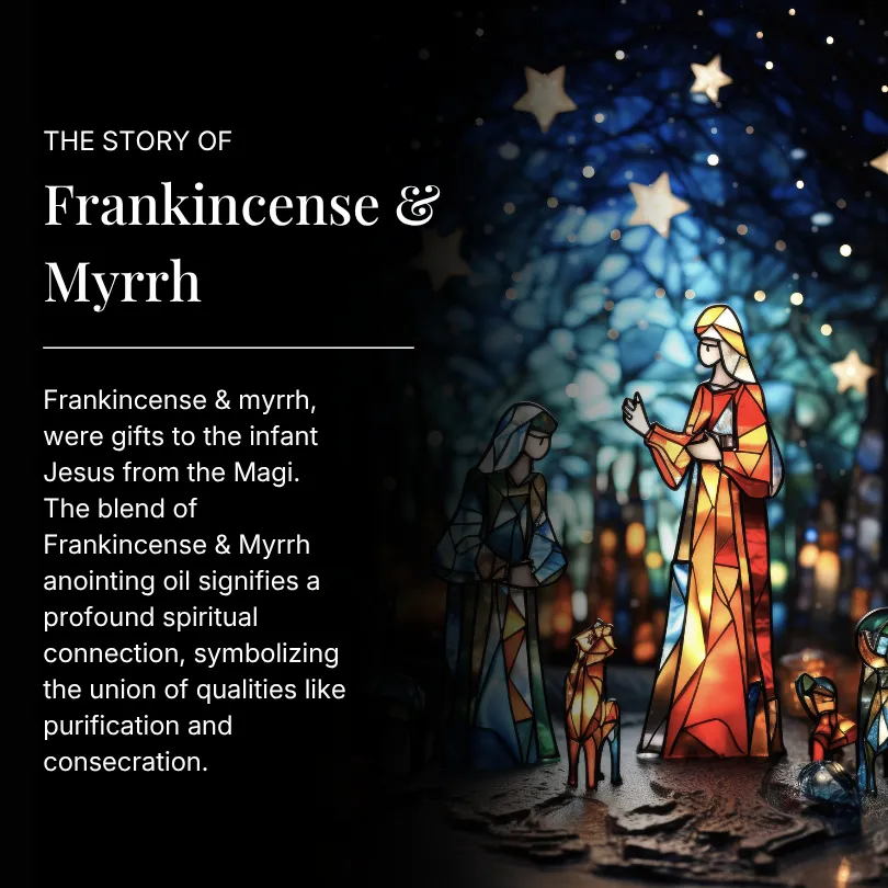 Aromafume Frankincense & Myrrh bastoncini d’incenso 90 pz e olio
