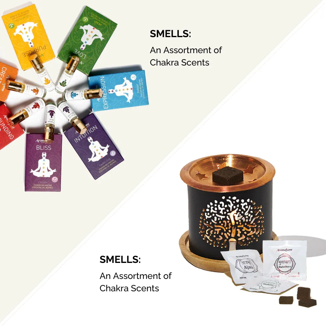 Aromafume Energy Healing Kit Benessere 7 Chakra Roll-On