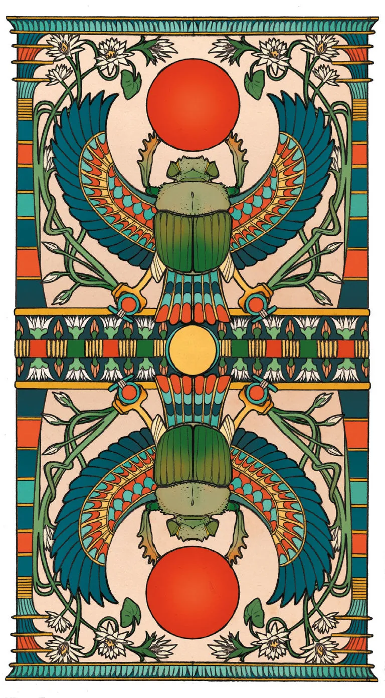 Lo Scarabeo Egyptian Art Nouveau Tarocchi 78 Carte Egitto