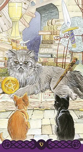 Lo Scarabeo Tarot of the Pagan Cats Tarocchi 78 Carte