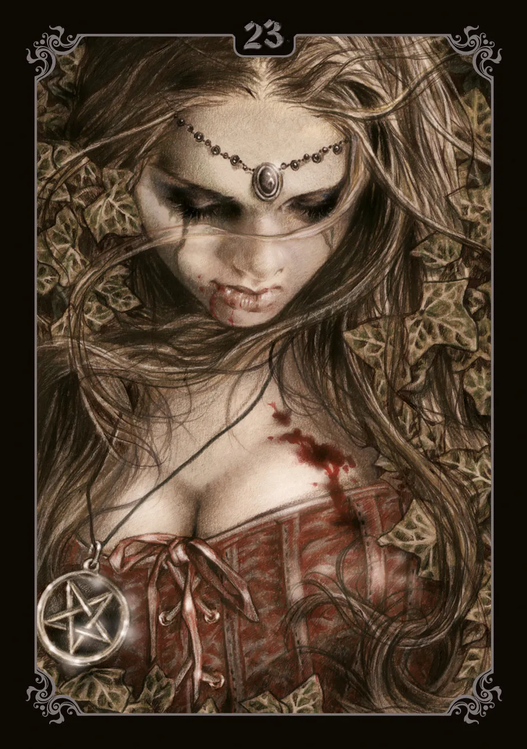 Lo Scarabeo Victoria Frances Oracle Cards oracolo 36 carte gotico