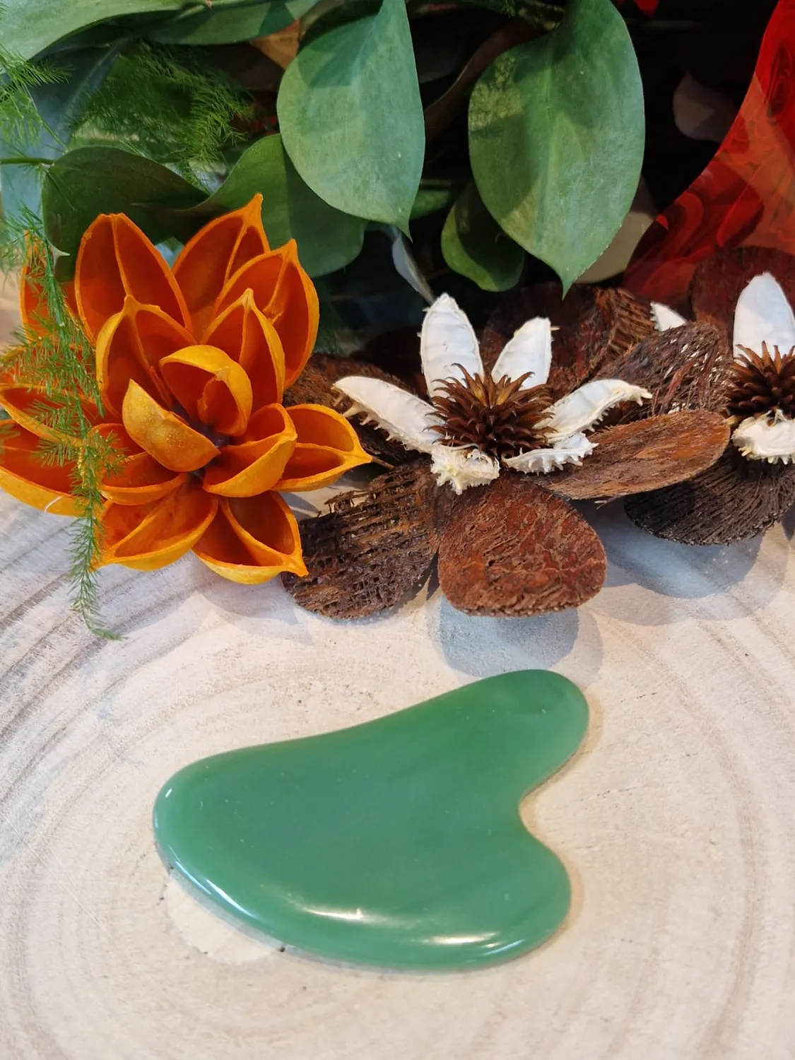 La Fenice Indaco Set Massaggiatori Viso roller e gua sha