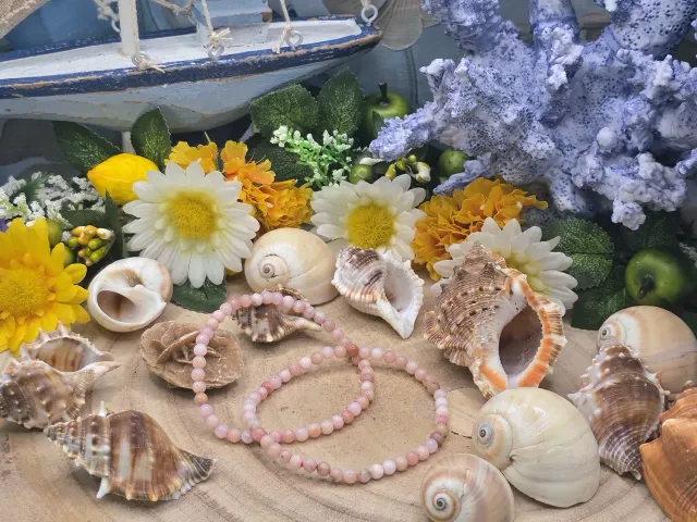 La Fenice Indaco Bracciale opale rosa 4 mm naturale