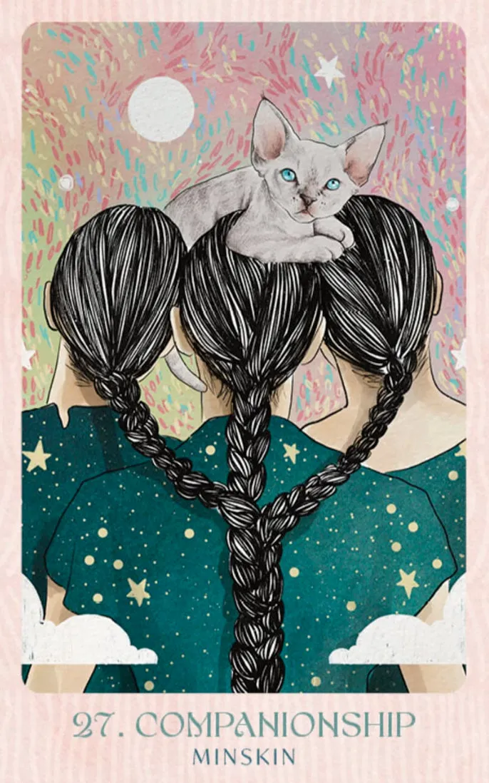 Lo Scarabeo Ask the Feline Sages oracolo 44 carte gatti