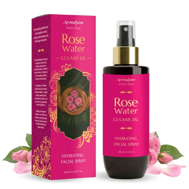 Aromafume Rose Water spray viso acqua di rose rinfrescante