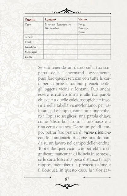 Lo Scarabeo Lenormand for Everyone libro edizione italiana rigida