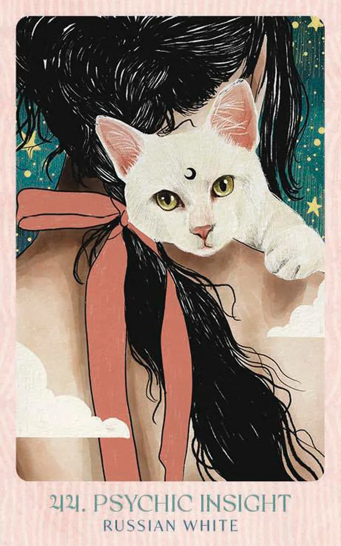 Lo Scarabeo Ask the Feline Sages oracolo 44 carte gatti