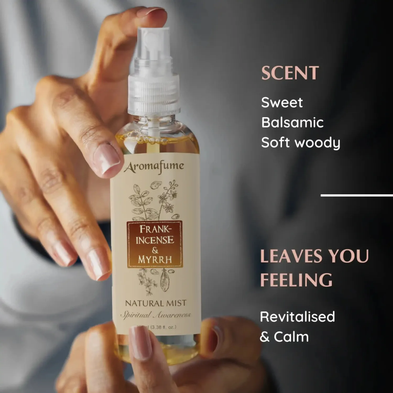 Aromafume Frankincense Myrrh White Sage kit 2 spray