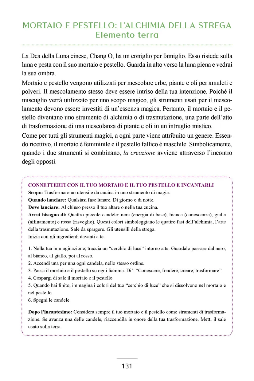Lo Scarabeo La Natura della Strega Libro 240 Pagine Wicca