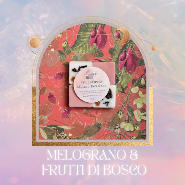 Astroflorarium Melograno e Frutti di Bosco cialde profumate 4 pz